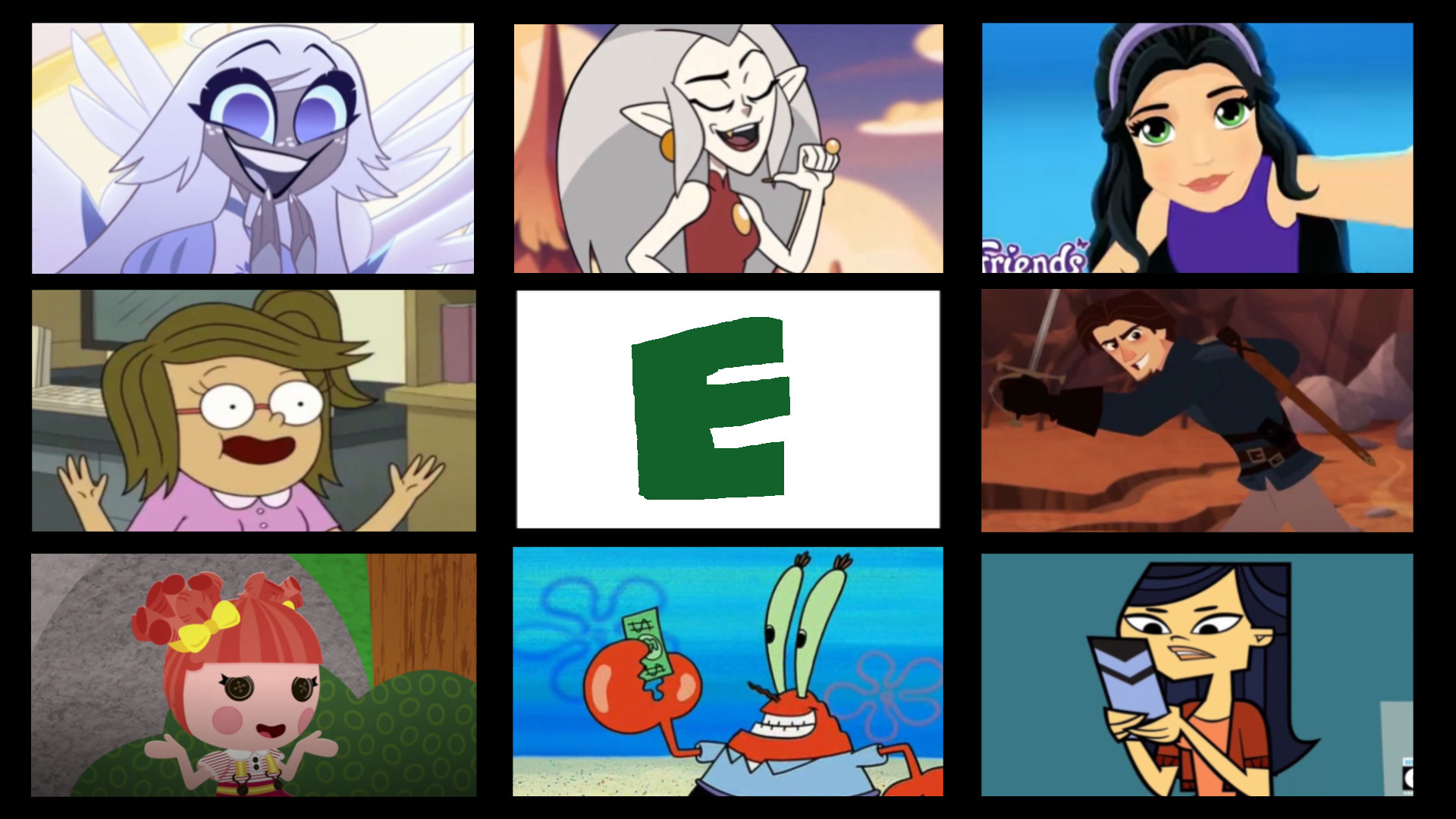 My Favorite E Characters by WorldofAri on DeviantArt