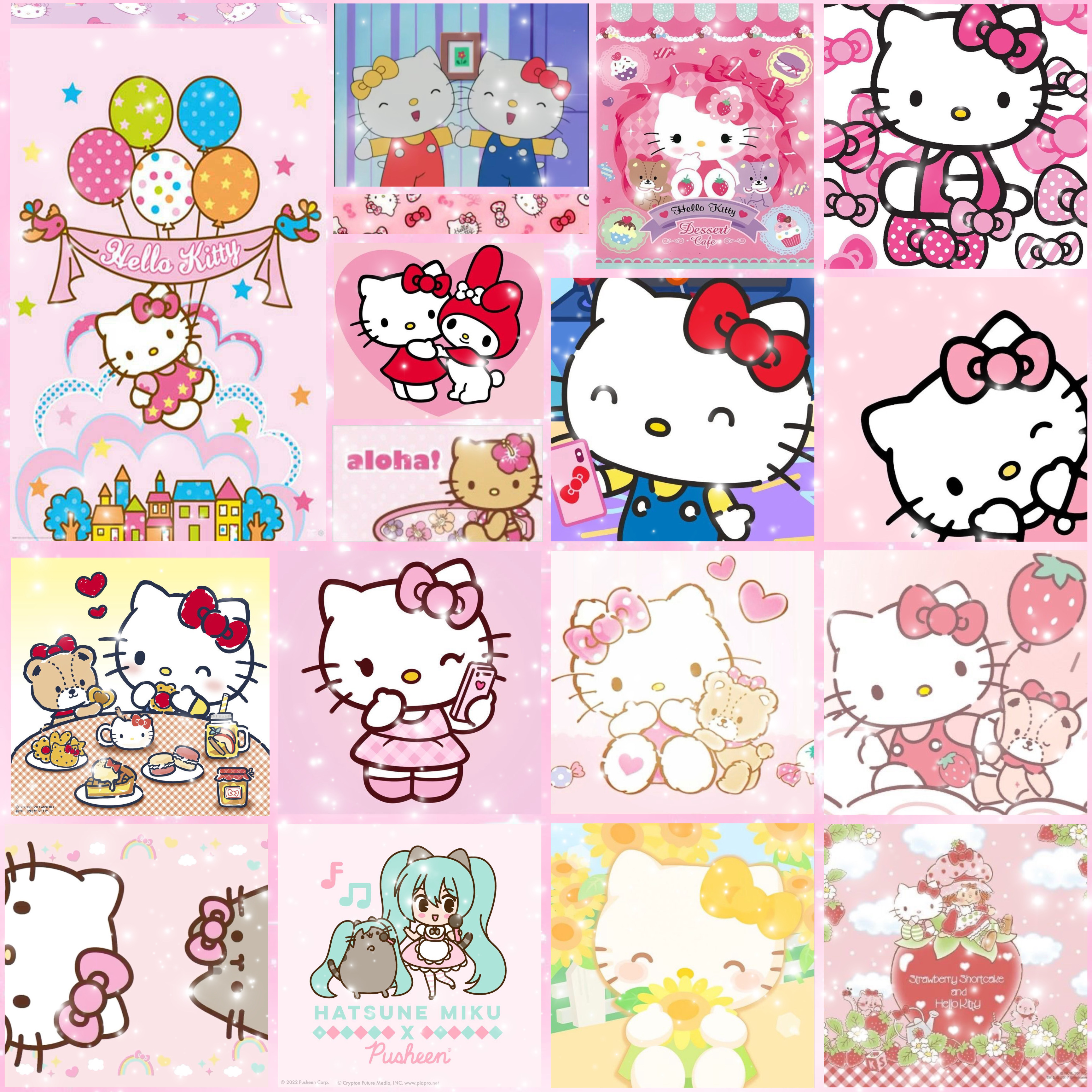 Hello Kity Col Hello Kitty Collage by WorldofAri on DeviantArt