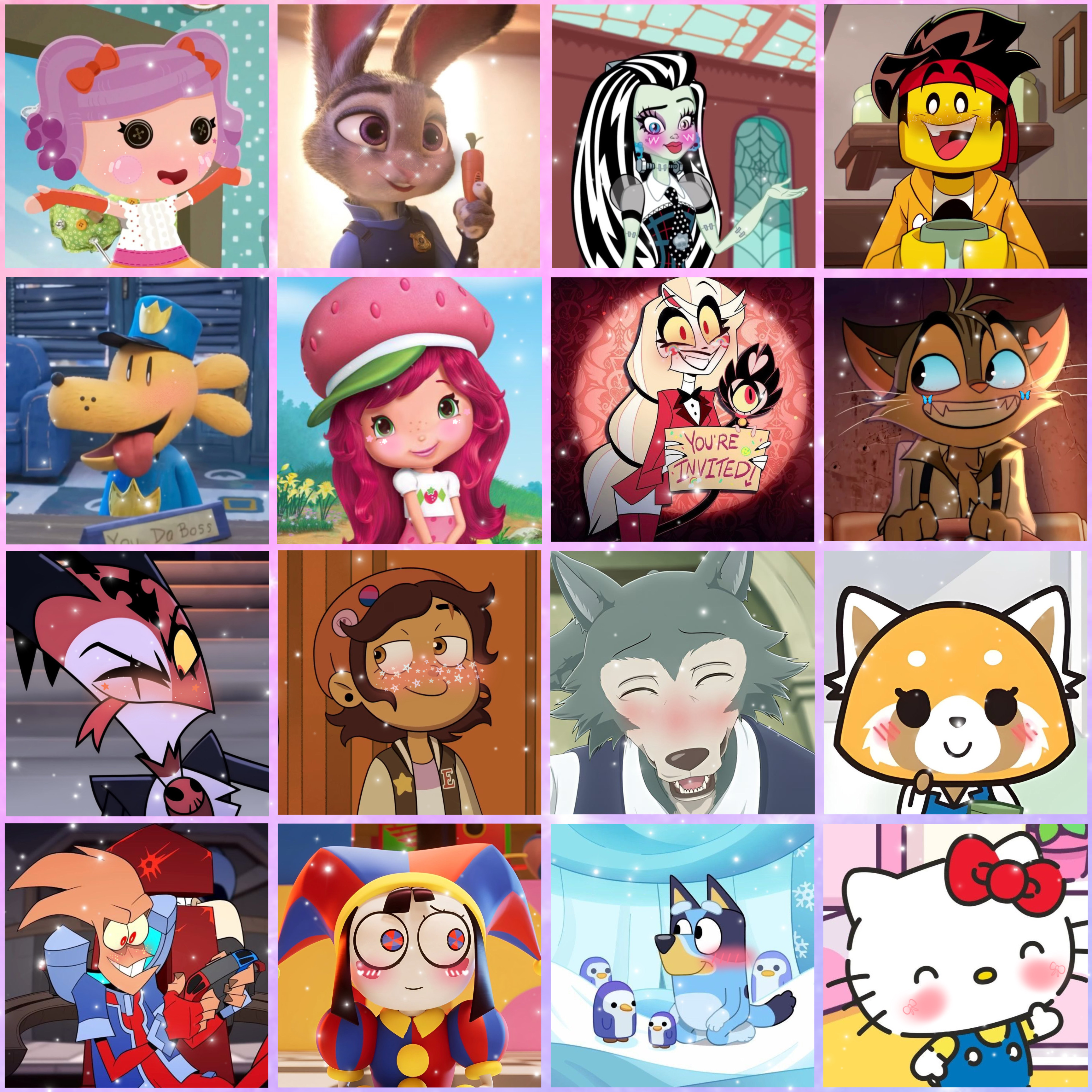 Deviantart Blushing Collage Of Animated Characters Blushing by WorldofAri on DeviantArt