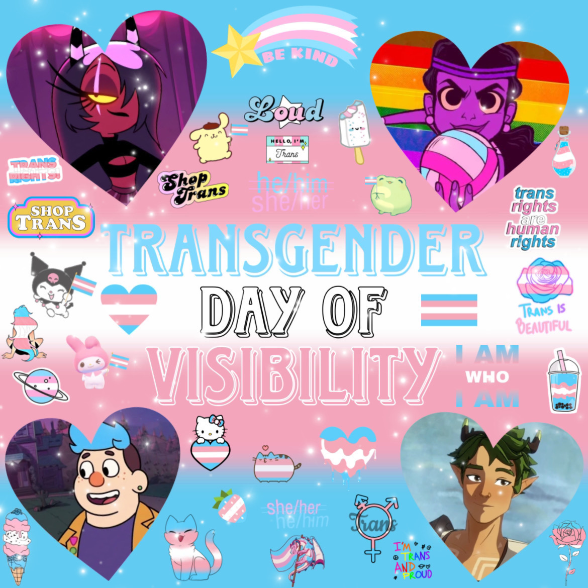 Trans Woman Deviantart Transgender Day Of Visibility Edit by WorldofAri on DeviantArt
