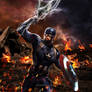 Captain America Avengers Endgame Mjolnir Illus.