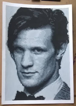 Matt Smith pixel painting