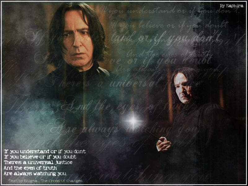 Severus Snape Wallpaper By Saphiranirnaeth On Deviantart