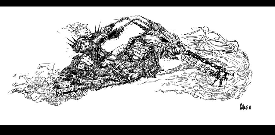 ghost rider ink by hagencalacin on DeviantArt