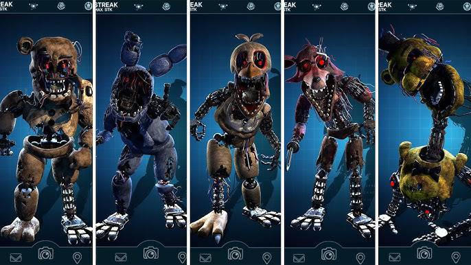 Distorted Anmitronics Rotten Withered Animatronics Workshop Jumpscares by bonniewothered on ...