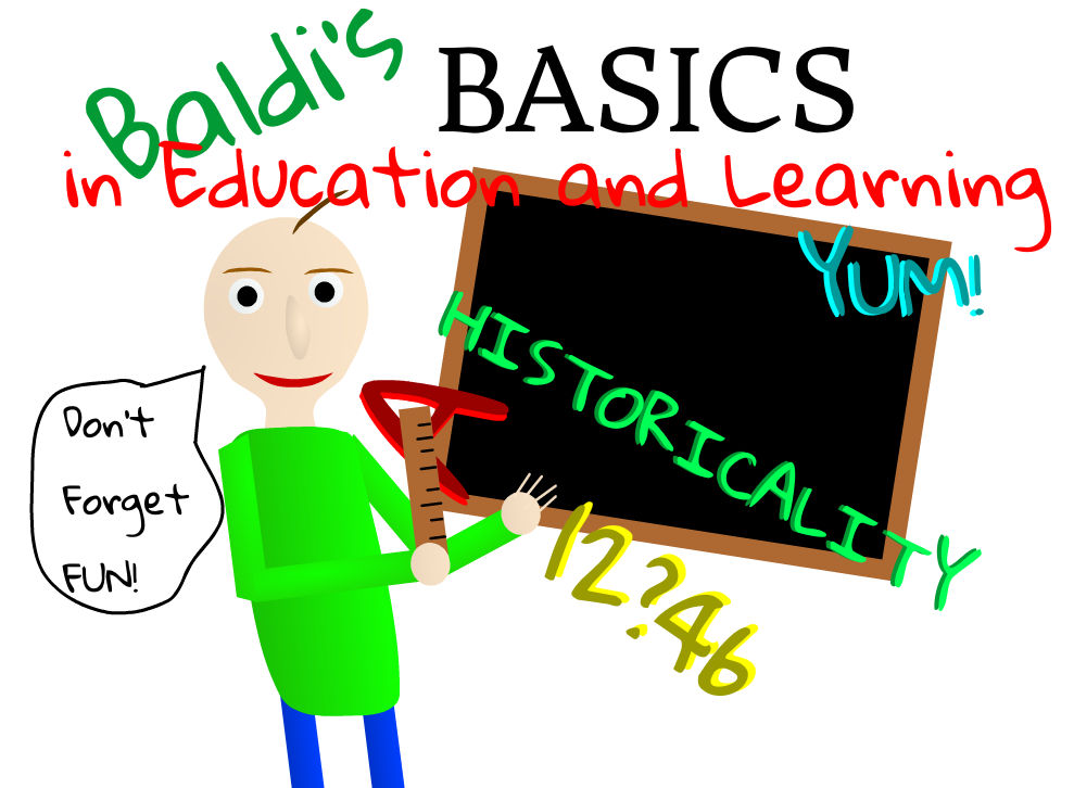 Baldi's Basics In Vector Art by flyingpiggles on DeviantArt
