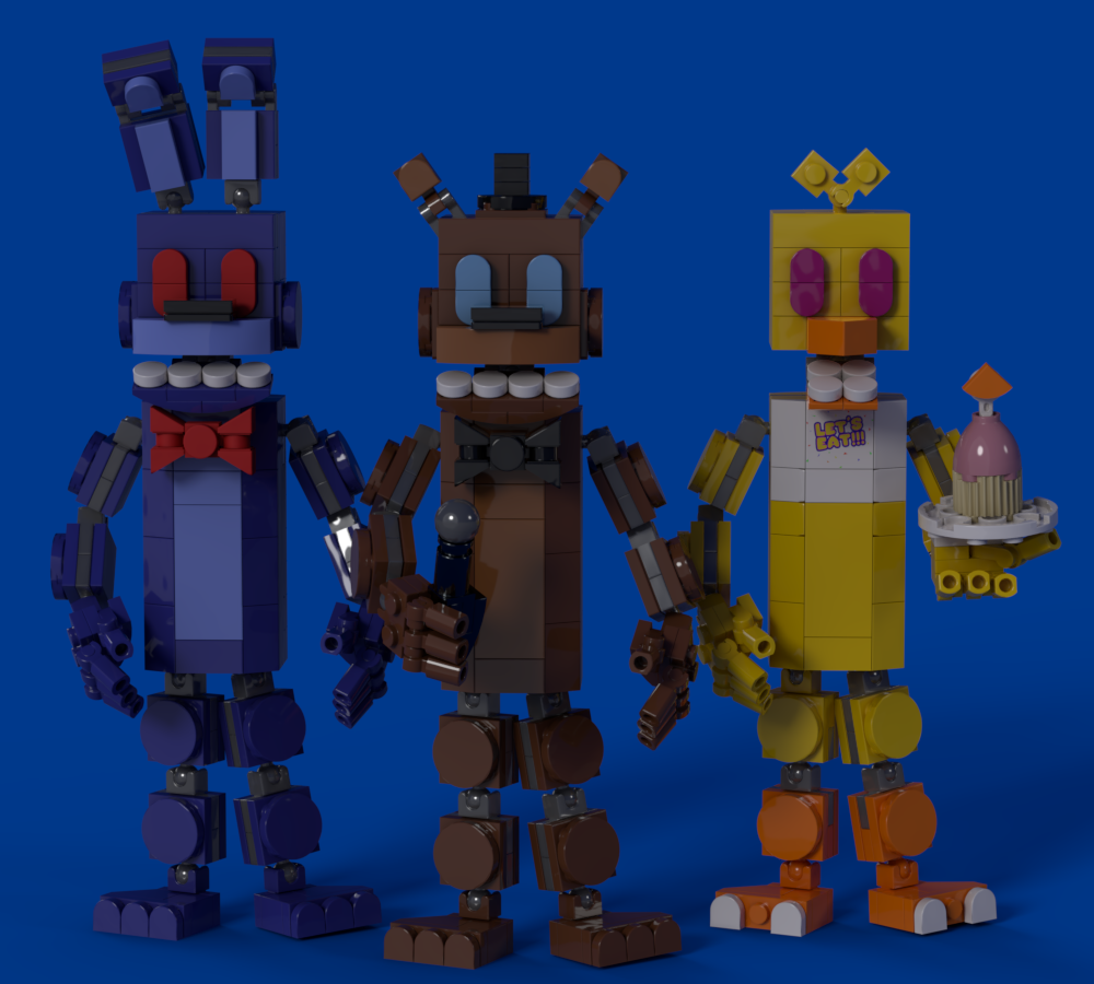 Lego FNAF Fnaf 1 Animatronics by flyingpiggles on DeviantArt