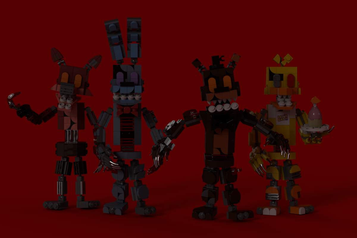 LEGO MOC Fnaf 4 nightmare animatronics pack by