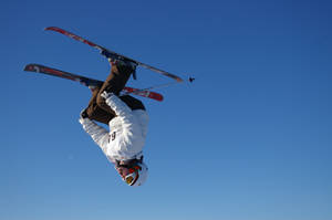 Skiing Backflip