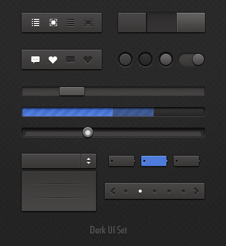 Dark UI Set