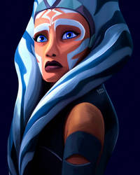 ahsoka tano. (six fan arts)