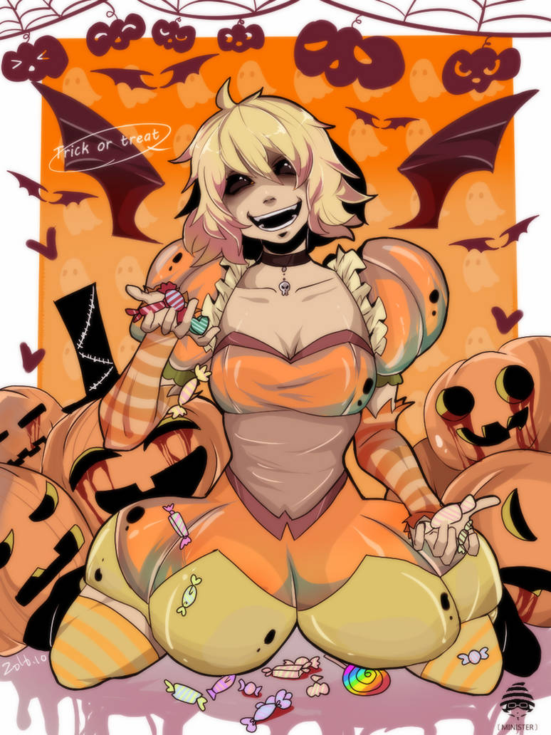 Halloween Pumpkin dress Dina by yaguyi