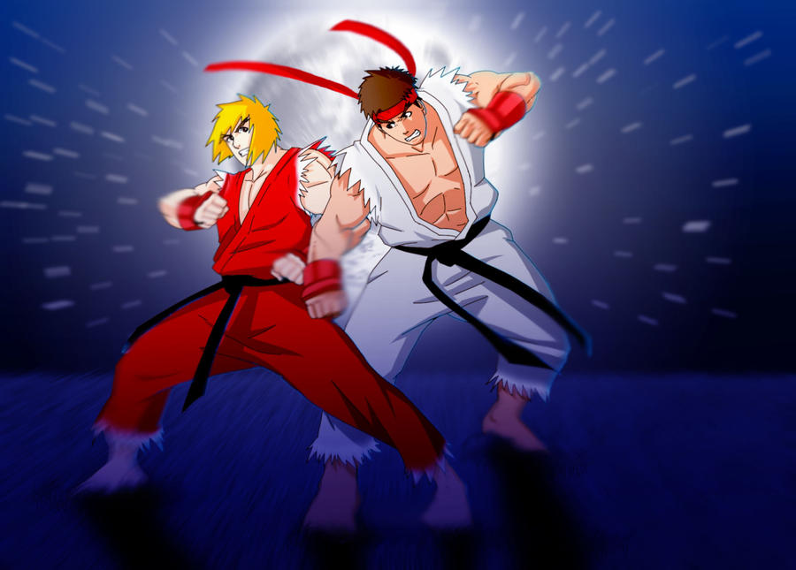 Ryu vs Ken .:Street Fighter:. by francosj12 on DeviantArt