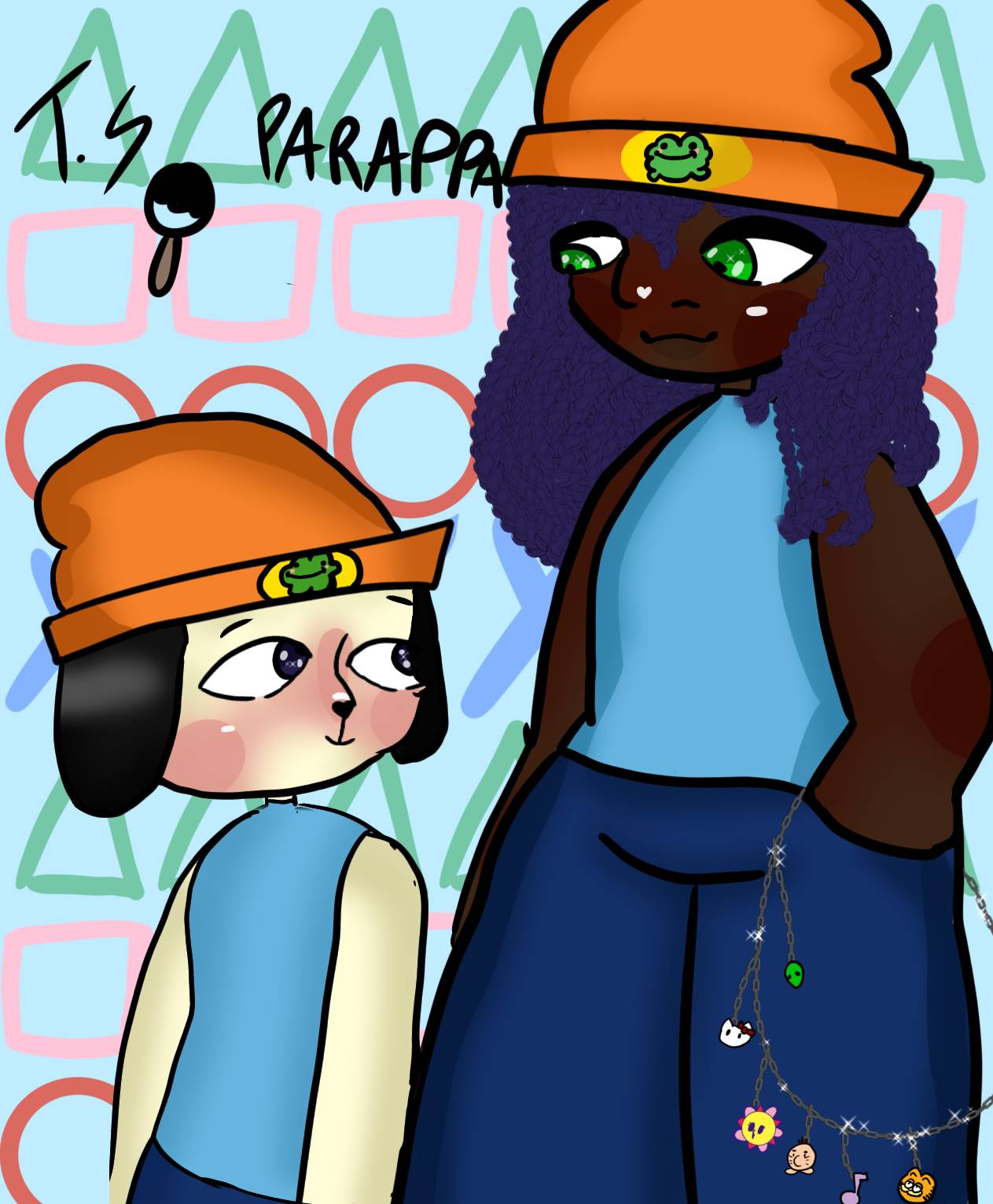 PARAPPA THE RAPPER MEETING HUMAN PARAPPA REAL!?? by Goreclownz on ...
