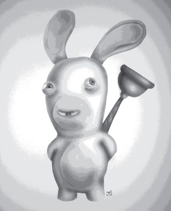 Retro Rayman Raving Rabbits by Meeresniveau on DeviantArt
