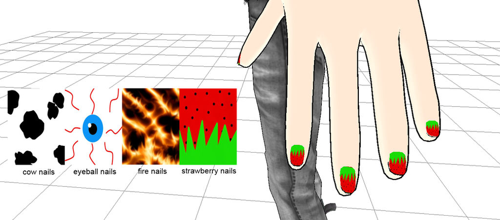 Mmd Nails MMD Nail Texture Pack 3 DL by chickid11 on DeviantArt