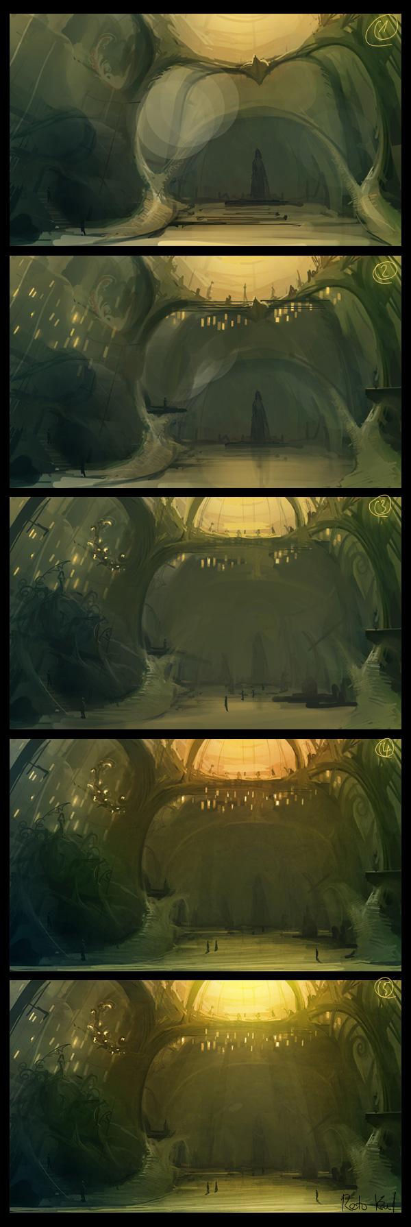 Some painting steps