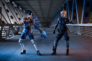 Kitana vs Cassie Cage - Mortal Kombat X