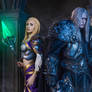 Arthas and Jaina - World of Warcraft