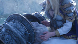 Arthas and Jaina - Last goodbye by Narga-Lifestream