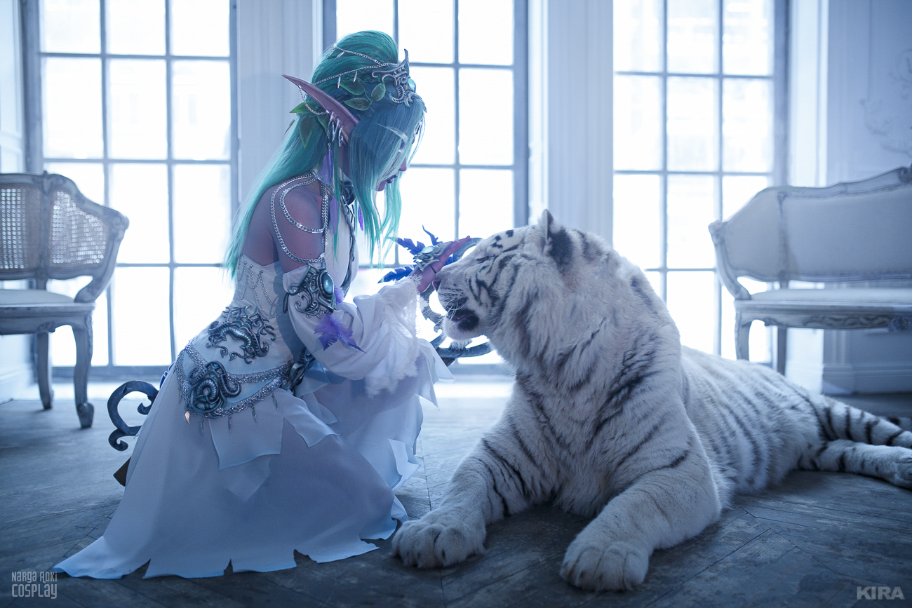 Tyrande and Ash'Alah IV by Narga-Lifestream