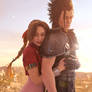 Aerith and Zack - Final Fantasy VII cosplay