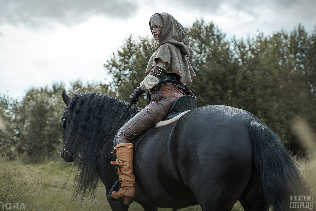 ciri_and_kelpie___the_witcher_3_by_narga