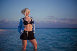 Annie Leonhart cosplay - Vacation on Paradise