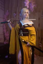 Ciri in kimono - The Witcher 3