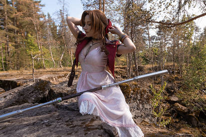 Aerith cosplay - FF VII Remake