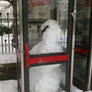Snowman On A PayPhone