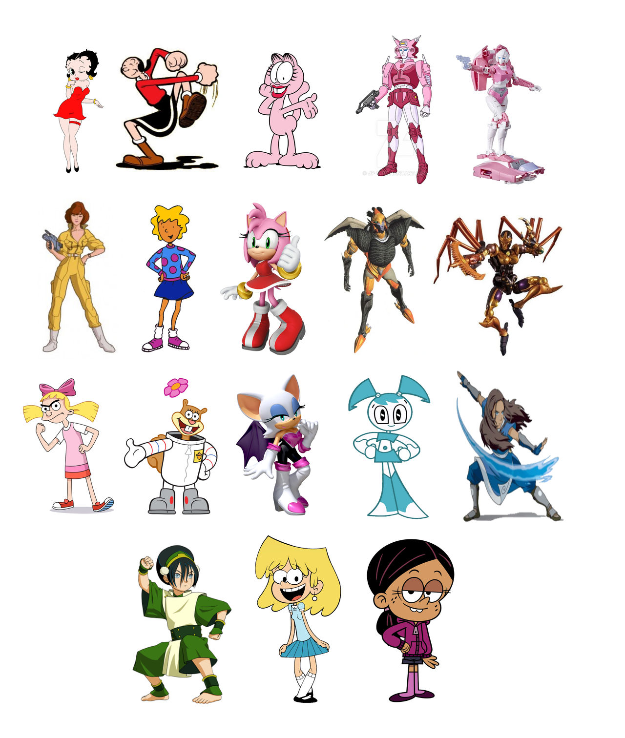 Paramount Princesses Paramount Princess Line Up by Appleberries22 on DeviantArt