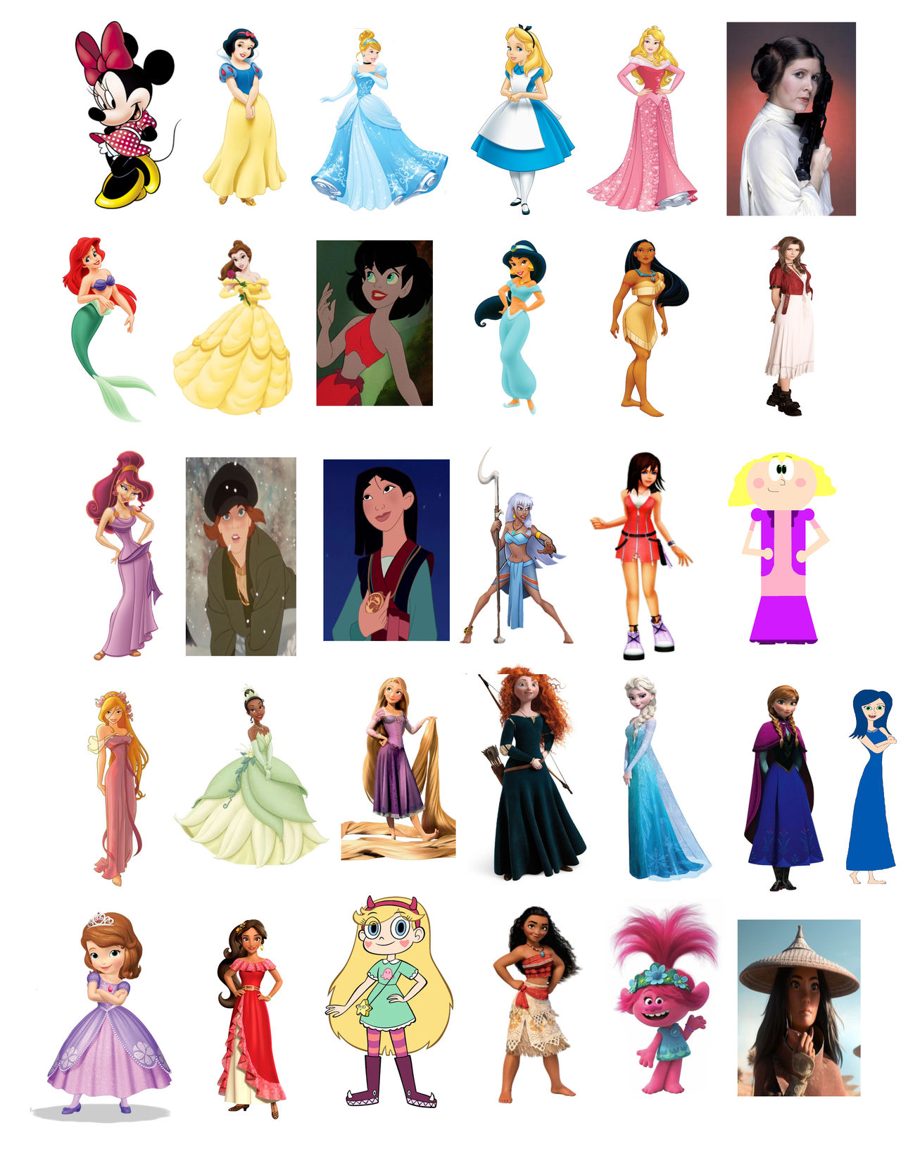 Complete List of 13 Official Disney Princesses