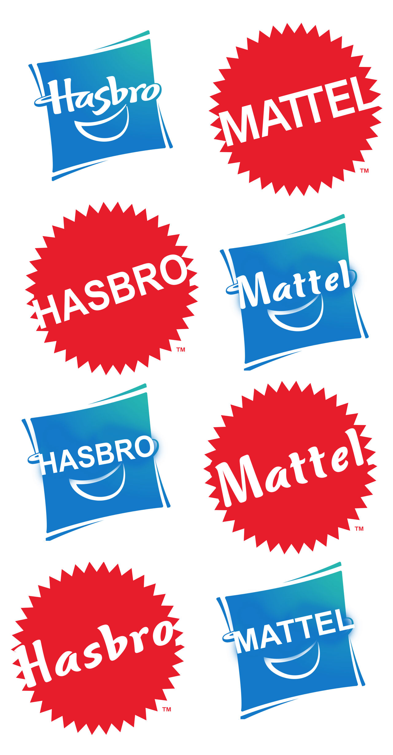 Mattel and Hasbro switch styles by Appleberries22 on DeviantArt