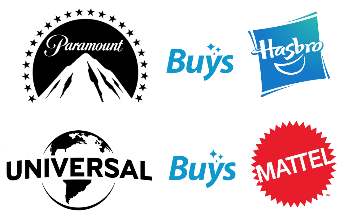 Paramount vs Universal buys Hasbro vs Mattel by Appleberries22 on
