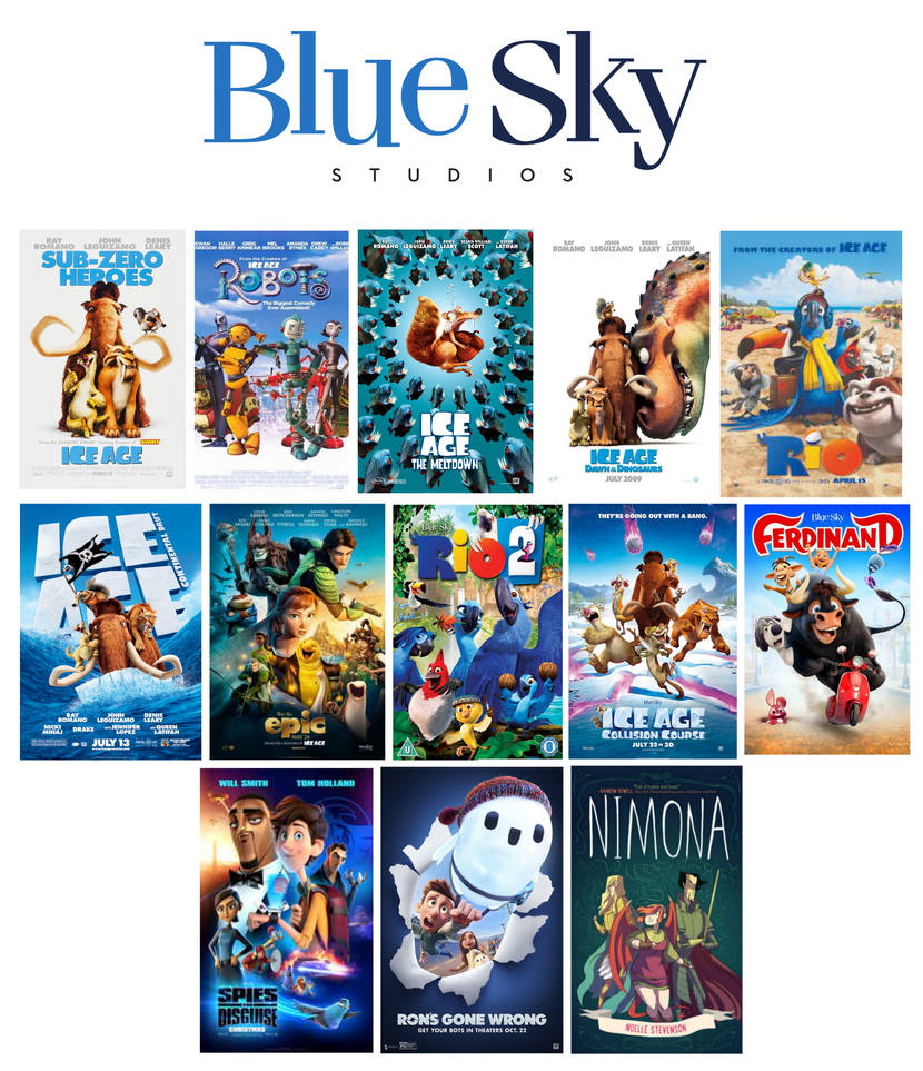 List of Blue Sky Studios films by Appleberries22 on DeviantArt