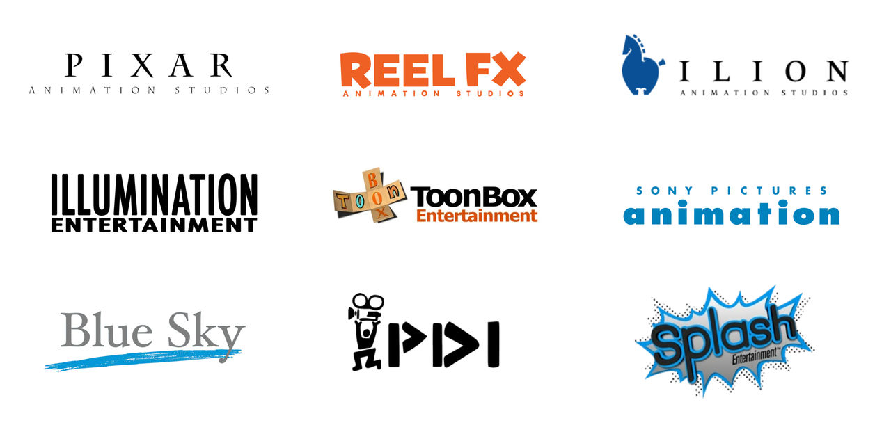 Nine Computer Animation Studios from 1990-1996 by Appleberries22 on ...