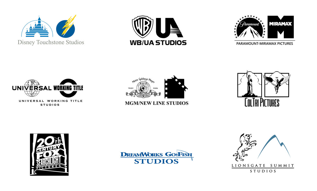Nine Crossover Studios from 1990 to 1996 by Appleberries22 on DeviantArt