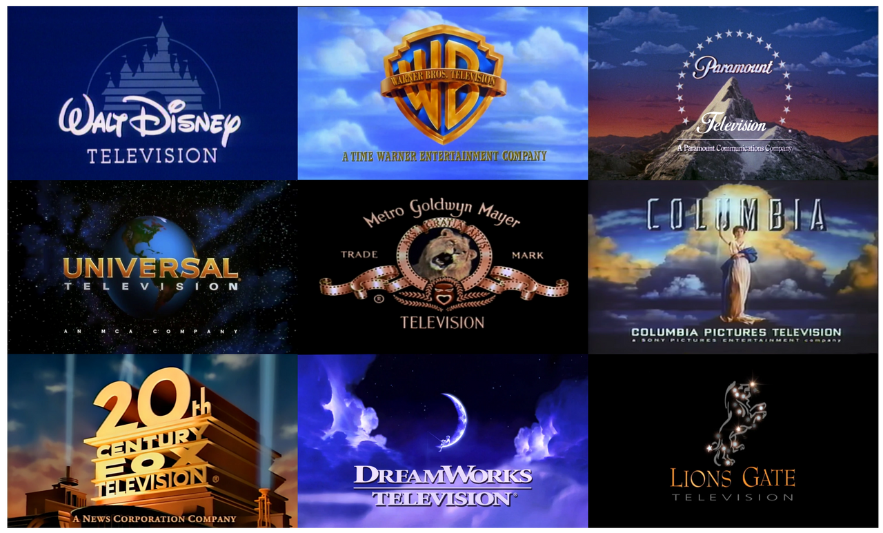 Nine Major TV Studios from 1990-1996 onscreen logo by Appleberries22 on ...