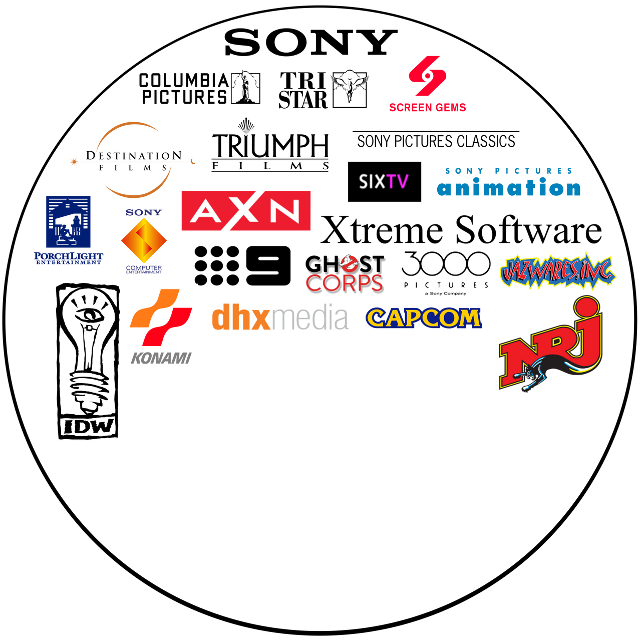 List of Sony assets from 1990-1996 by Appleberries22 on DeviantArt