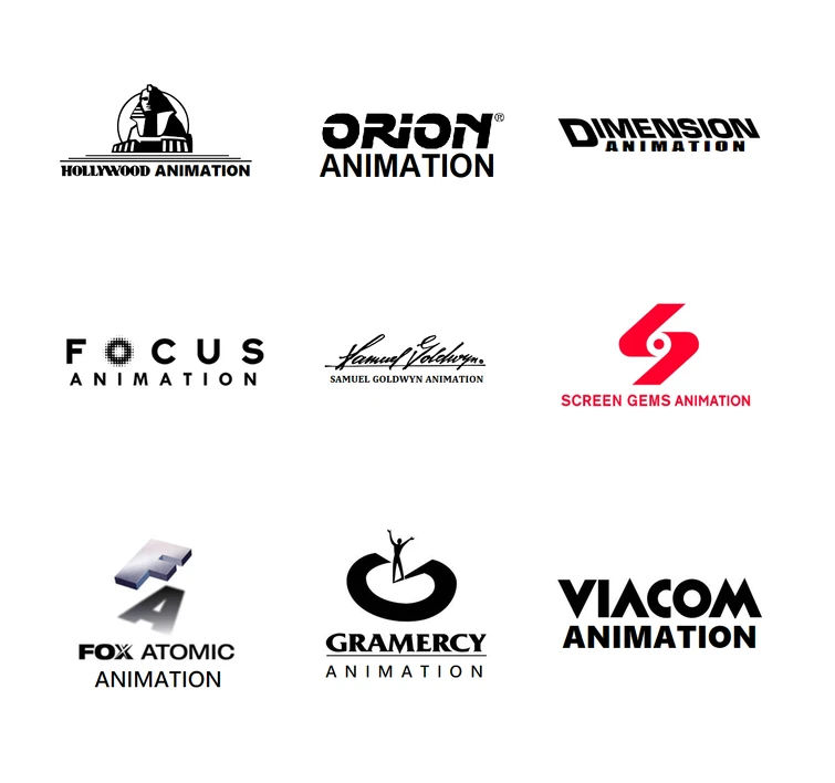 Nine Arthouse Animation Studios from 19901996 by Appleberries22 on