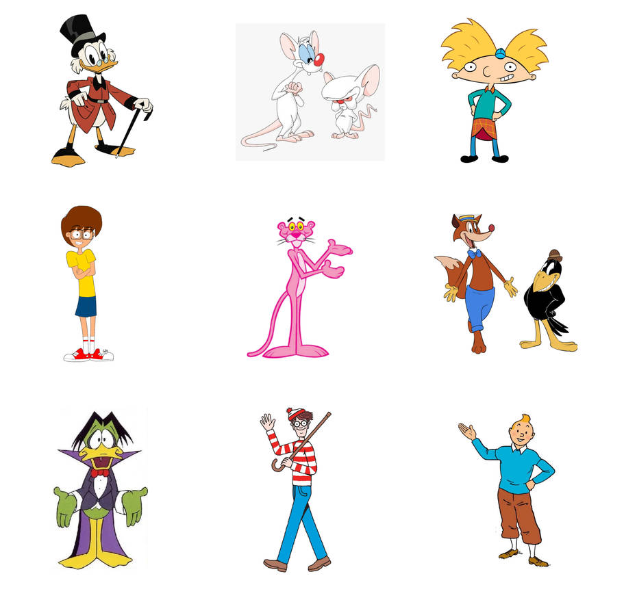 Nine Kids Networks from 1990-1996 Mascots by Appleberries22 on DeviantArt