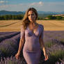 Walking Through the Lavender Fields