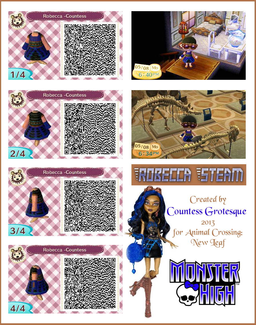 Robecca Steam outfit for Animal Crossing