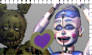 Springtrap X Ballora stamp