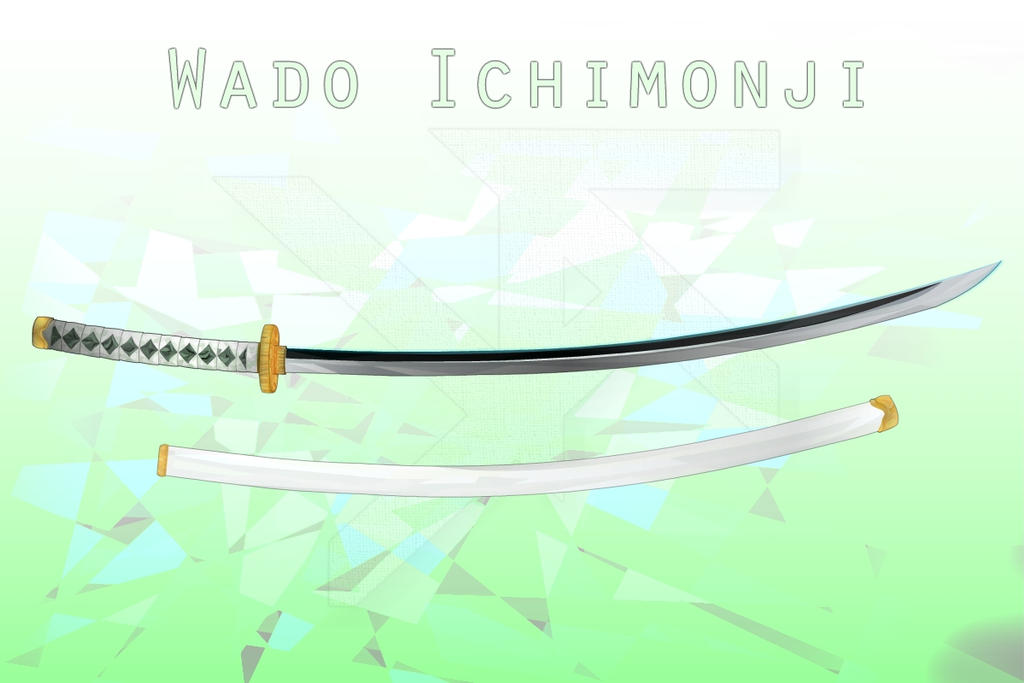 Wado Ichimonji Katana By FromKairos On DeviantArt wado-ichimonji-katana-by-fromkairos-on-deviantart