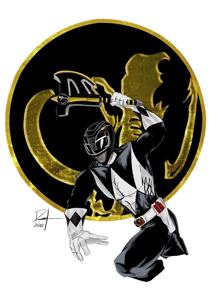 Black Ranger Without Hel Black Ranger by fher1988 on DeviantArt