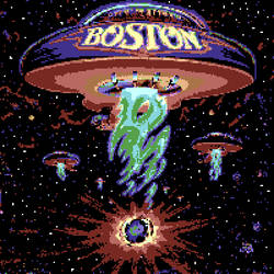 Boston album pixel art
