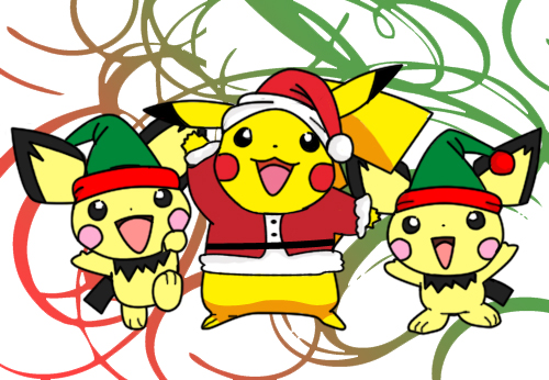 PikaPichu Christmas Card