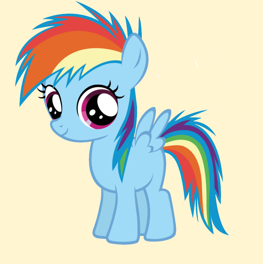 My little pony baby rainbow dash sales
